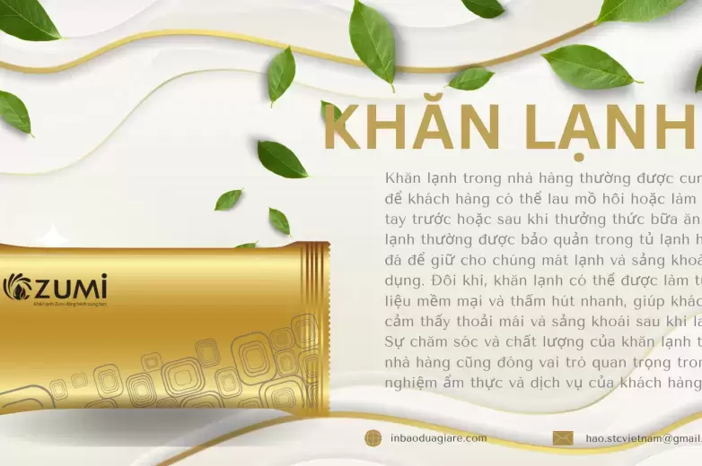 Khăn lạnh giá rẻ tại quận 2