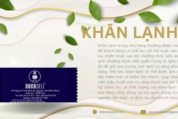 Khăn lạnh giá rẻ tại quận 4