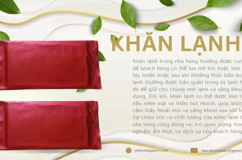 Khăn lạnh giá rẻ tại quận 5