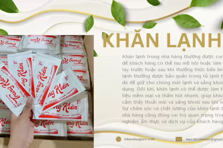Khăn lạnh giá rẻ tại quận 6
