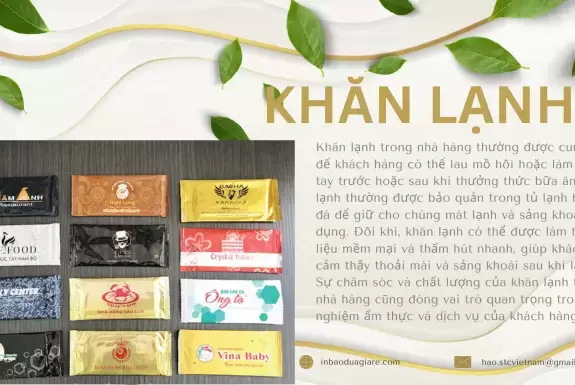 Khăn lạnh giá rẻ tại quận 6