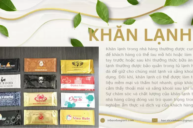 Khăn lạnh giá rẻ tại quận 6