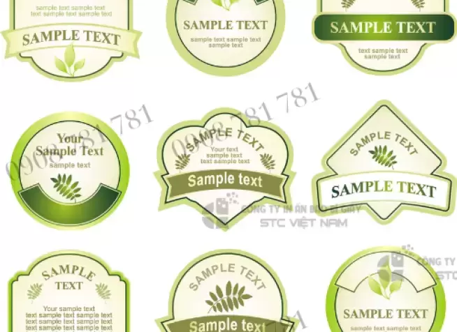 In tem nhanh giá rẻ - Nhận in ấn tem nhãn decal theo yêu cầu