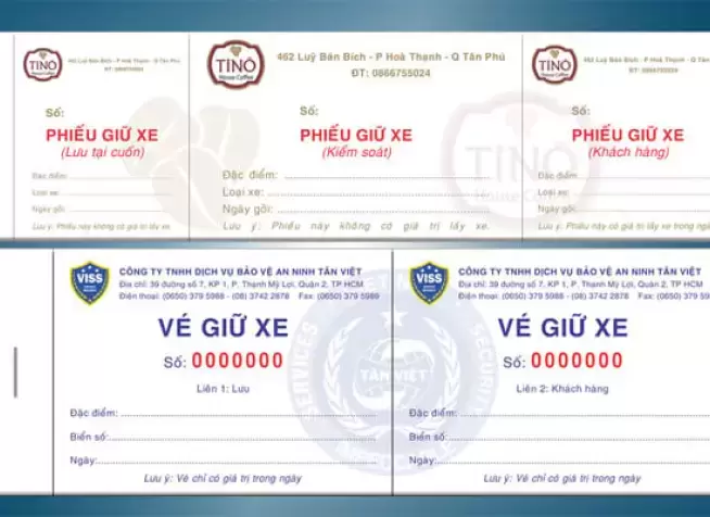 In Vé Giữ Xe - một công cụ quan trọng trong hệ thống giữ xe của bạn