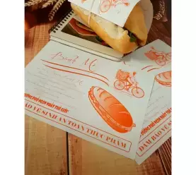 In giấy gói bánh mì đẹp