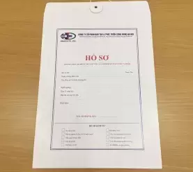 Quy trình in túi đựng hồ sơ tại STC 