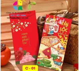 IN BAO LÌ XÌ NĂM 2024