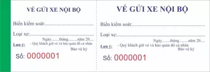 IN PHIẾU GIỮ XE GIÁ RẺ HCM