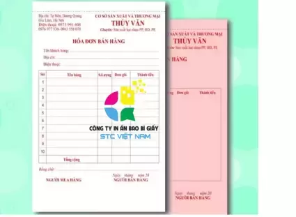 In Hóa Đơn Bán Lẻ 2 Liên Tại Tp HCM
