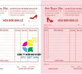 In Hóa Đơn Bán Lẻ Số Lượng Ít