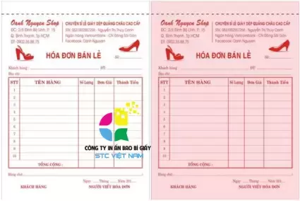 In Hóa Đơn Bán Lẻ Số Lượng Ít
