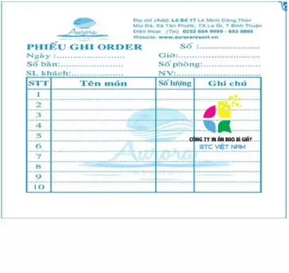 In Hóa Đơn Bán Lẻ Theo Yêu Cầu Tại TPHCM