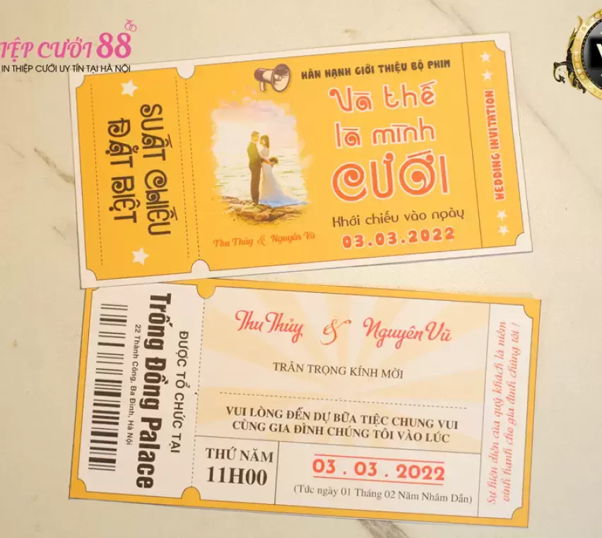 Tự thiết kế thiệp cưới